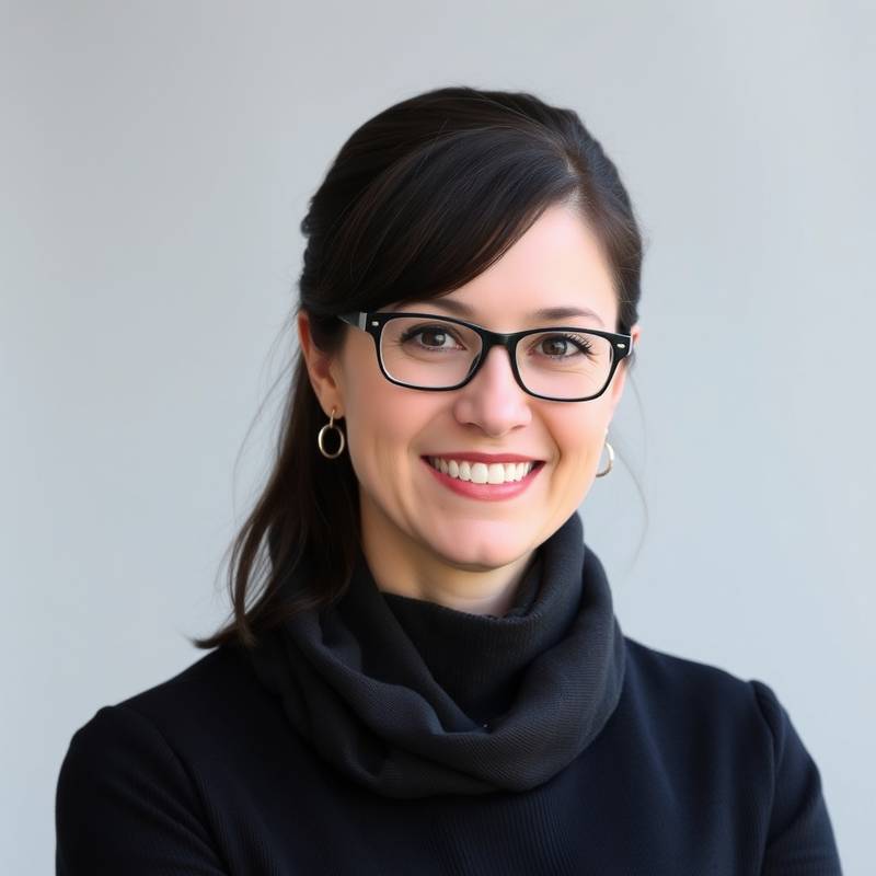 A professional headshot of Dr. Anya Petrova, a professor of Computer Science