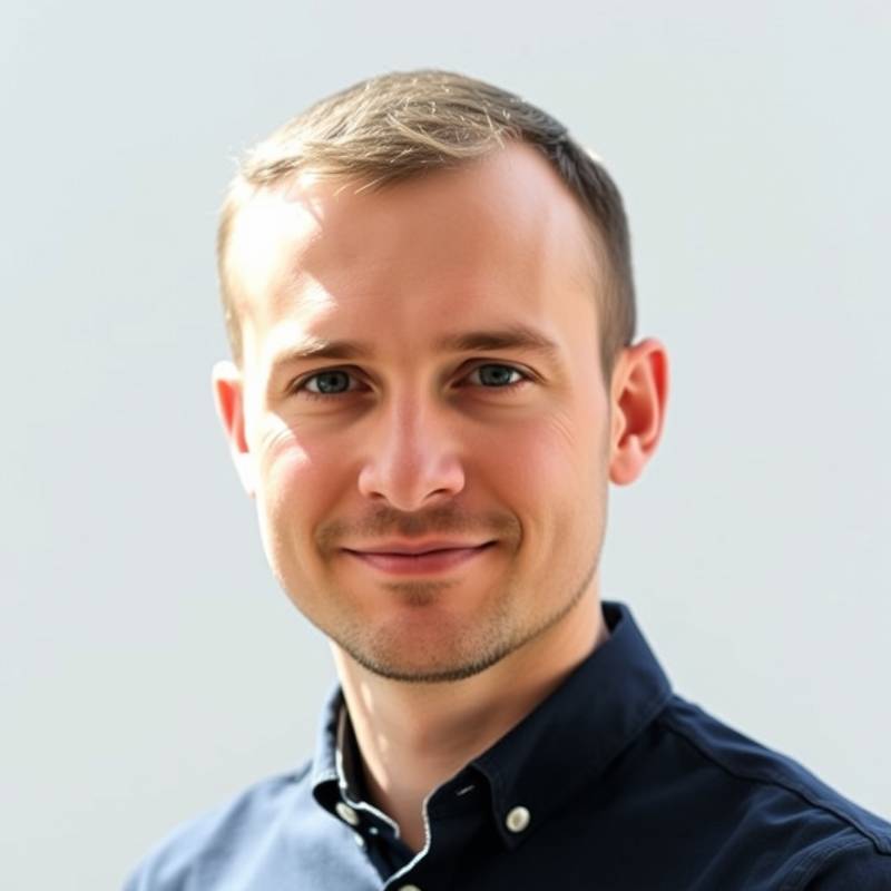 A professional headshot of Mr. Dmitri Sokolov, a Software Engineer and Full-Stack Developer